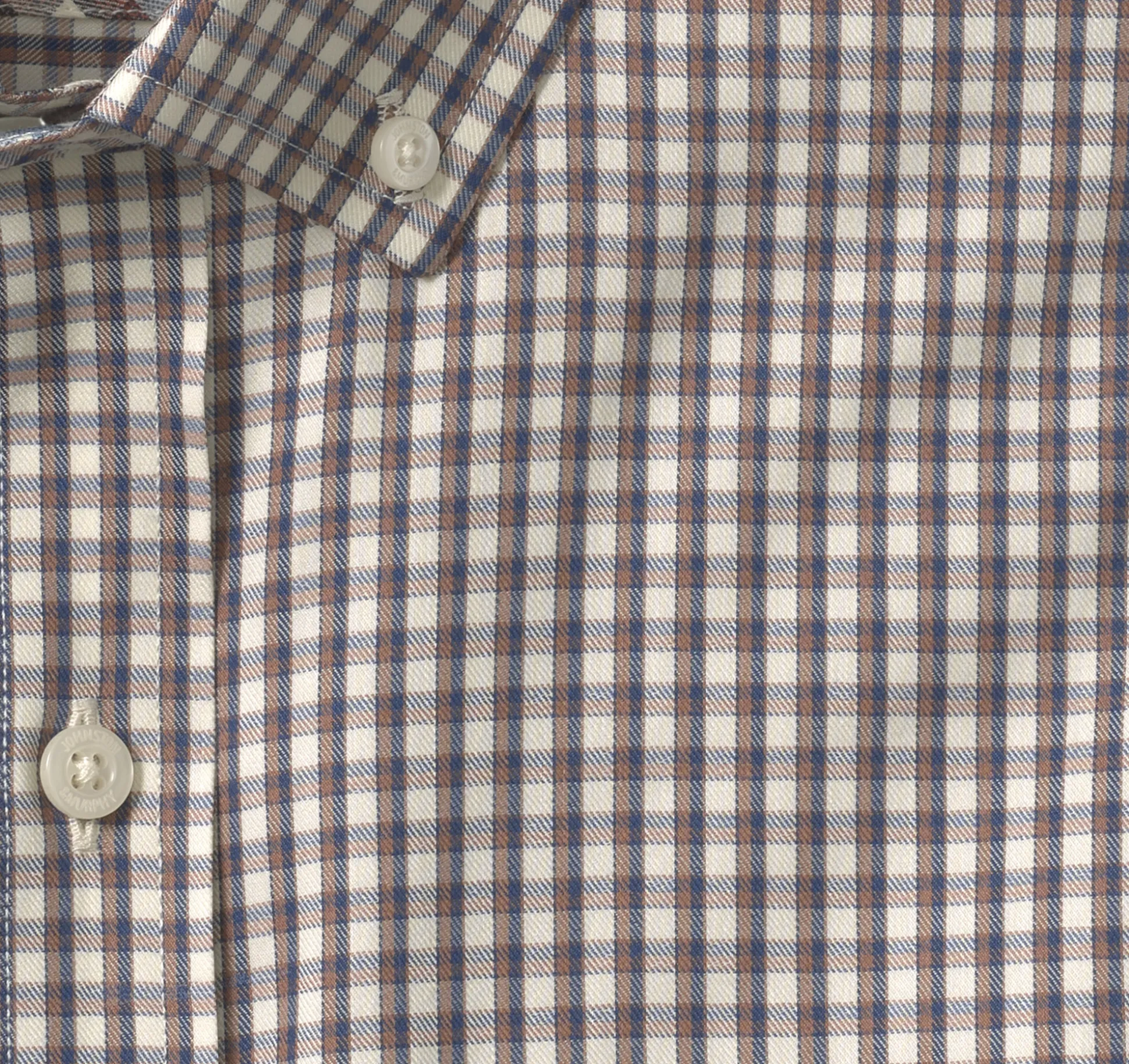 Shirts^Johnston & Murphy XC4® Sport Long-Sleeve Shirt BrownOutlinedGrid