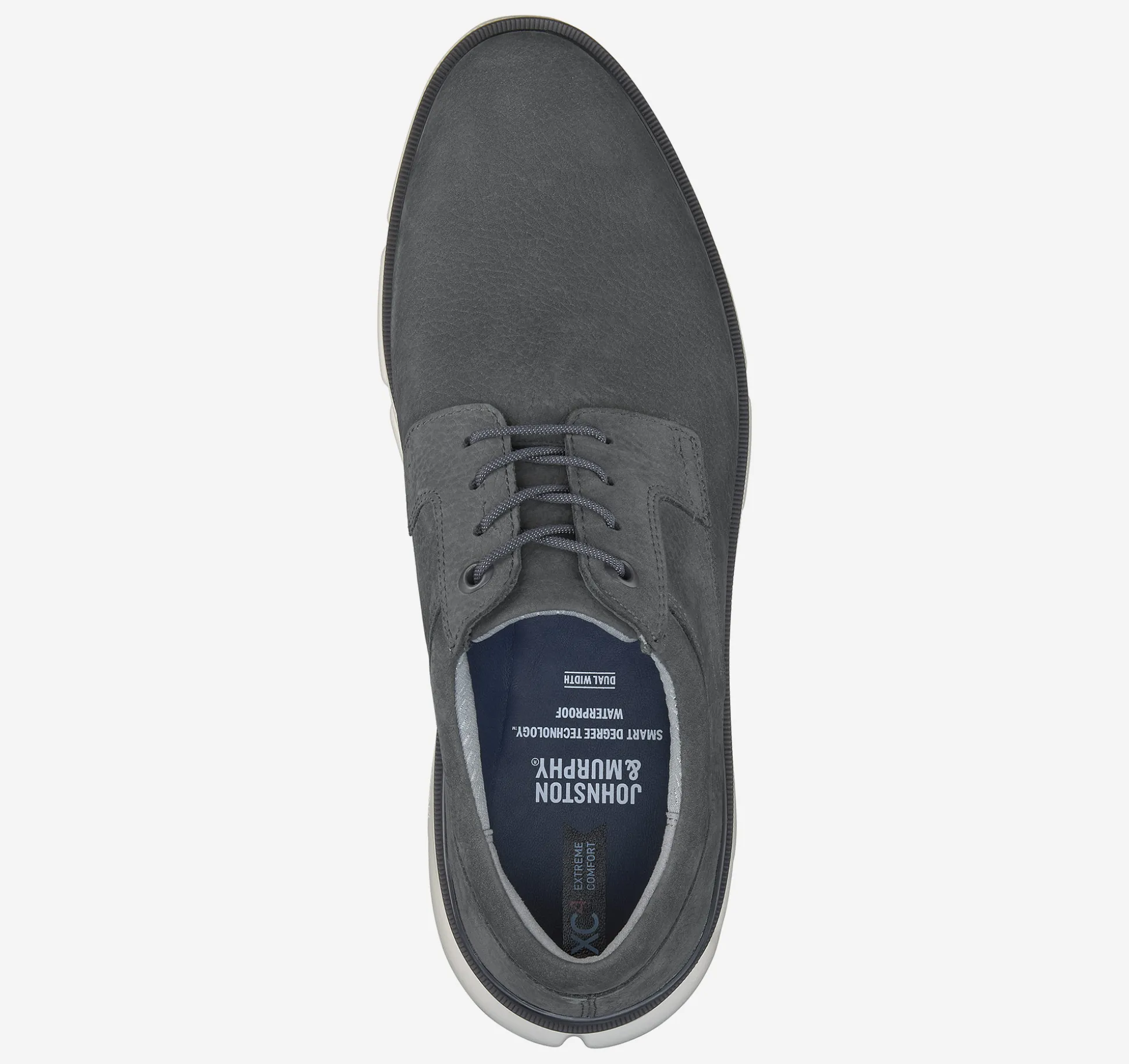 Lace-ups^Johnston & Murphy XC4® Tanner Plain Toe DarkGrayNubuck